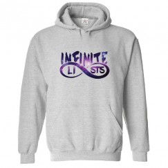Infinite Lists Classic Unisex Kids and Adults Pullover Hoodie For Youtubers								 									 									